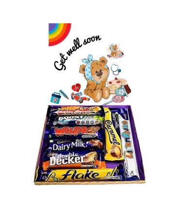 Child's Kids Get Well Soon Gift Pick n Mix Cadbury Chocolate Hamper Present