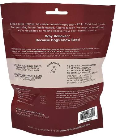 Rollover Small Gourmet Crunchy Beef Biscuits - 300g 300 g (Pack of 1) - Buy Online on GoSupps.com
