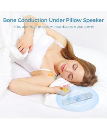 Bone Conduction Pillow Speaker | Portable Bluetooth Sleep Headphones for Deep Sleep | Ideal for Side Sleepers & Travel | Fall Asleep Faster with Soothing Sounds - Buy Online on GoSupps.com