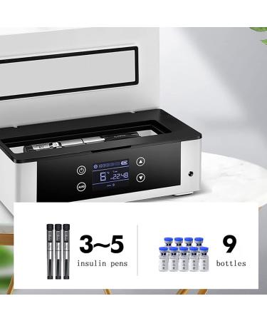 Insulin Cooler Case 10200mAh Rechargeable Portable Refrigerator Mini Drug Cold Storage Box Small Car Cool Box with Carrying Bag for Travel - Buy Online on GoSupps.com