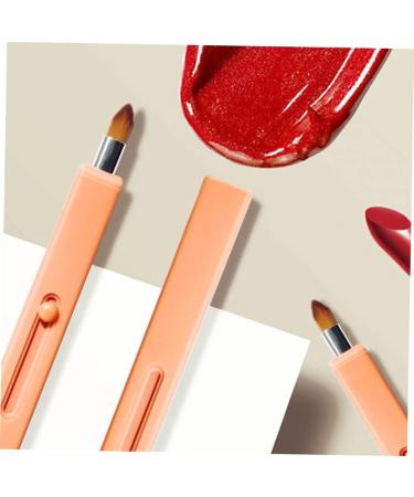 Ipetboom 1pc Retractable Lip Brush Lip Tint Brush Eyeshadow Portable Lipstick Applicator Makeup Brush Eyeshadow Foundation Brush Cosmetic Plastic Lip Gloss Travel - Buy Online on GoSupps.com