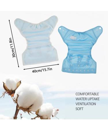 7Pcs Reusable Pocket Cloth Diapers - Adjustable and Super Absorbent | Multi-Color Washable Nappies for Baby Boys and Girls - Buy Online on GoSupps.com