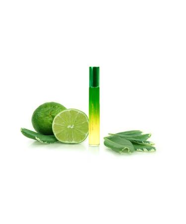 Natural Organic Perfume Oil Citrus Morning For Body & Hair Long Lasting Highly Concentrated Vegan Chemical Free Citrus & Fresh Notes of Key Lime Eucalyptus (10ml)
