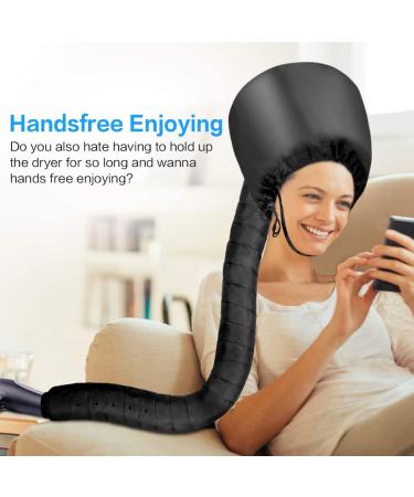 Libbdplus Bonnet Hair Dryer Attachment Helmet Drying Cap for Salon & Home Use | Turban Hood for Quick Hair Wrap Drying - Buy Online on GoSupps.com