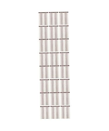 NOLITOY Makeup Gadgets 24 Pcs Eyebrow Stickers Hair Lady Tools Imitation Eyebrow Tattoos Transfer Stickers Water Proof 3d mediumx4pcs Brownx4pcs