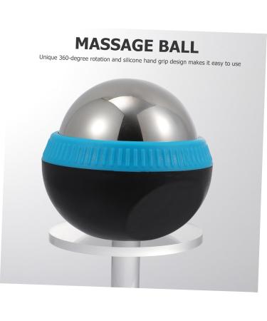 Beaupretty Stainless Steel Massage Ball for Children - Multifunctional Manual Massage Device for Muscle Relief & Foot Massage 8.3x7.5x7cm - Blue - Buy Online on GoSupps.com