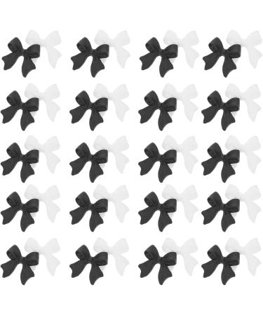 300 Pcs Bow Nail Decoration Nail Charms for DIY Manicure Scrapbooking nail bow charms nail decals stickers nail art DIY accessory Nail Art Designs white bow classic resin crafts 3d 0.6X0.6X0.3CMx3pcs Assorted Colorx3pcs - Buy Online on GoSupps.com