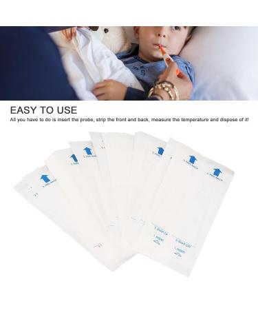 100 Disposable Digital Thermometer Covers - Probe Sleeves for Accurate & Hygienic Temperature Readings - Buy Online on GoSupps.com