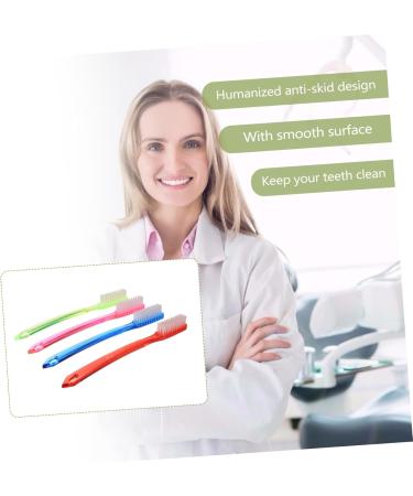 Buy Gatuida 48 STK Prosthesis Clean Bristle Toothbrush - Hard Bristle Adult Family Pack | International Shipping Available - Buy Online on GoSupps.com