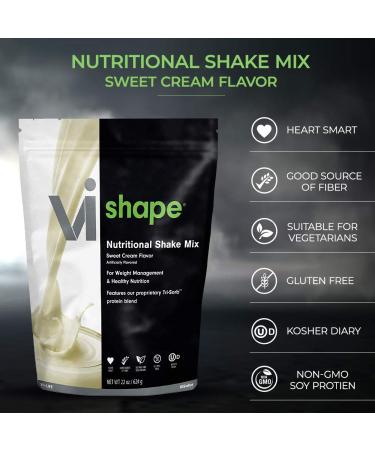 ViSalus Vi-Shape Sweet Cream Shake Mix - 2 Bags (48 Servings) 1.37 lb/22 oz - Pack of 2 - Buy Online on GoSupps.com