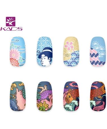 KADS Nail Stamping Plate TR006 - DIY Manicure Stencil Tools - Buy Online on GoSupps.com