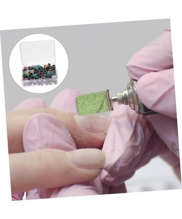 minkissy 1 Box Nail Polish Drill Nail Grinding Bits Sanding Ring Bands Nail File Sanding Bands Sanding Rings Nail Grinding Bands Mandrel Bit for Nails Sand Circle Frosted Grinding Wheel - Buy Online on GoSupps.com