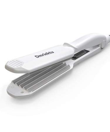 Hair Crimper for Women Dmriektu Crimping Iron for Volumizing Fluffy Hairstyle Crimper Hair Iron with Ceramic Hair Styling Tools for Women Girls Adjust Temp Dual Voltage Auto Off