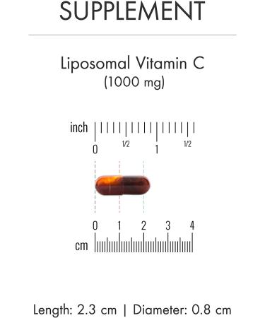 Dr. Mercola Liposomal Vitamin C 1000 mg - 60 Capsules for Enhanced Immunity & Absorption - Buy Online on GoSupps.com