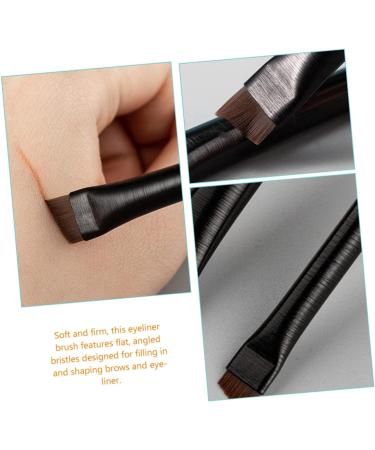MAGICLULU 3 Sets Eyeliner Brush Makeup Brush Flat Eyebrow Brush Multifunctional Multipurpose Eyebrow Brush Eye Liner Wands Angled Brow Brush Precision Wood Miss Travel Bottle - Buy Online on GoSupps.com
