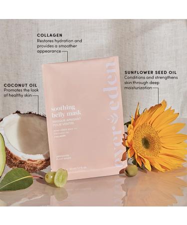 Evereden Soothing Belly Mask for Stretch Marks - 2nd/3rd Trimester | Natural Pregnancy Skincare | Non-toxic & Fragrance Free - 1.7 Fl Oz - Buy Online on GoSupps.com