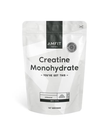 Amazon Brand - Amfit Nutrition Micronized Creatine Monohydrate Unflavoured 500g Pack of 1 147 Servings 500g (Pack of 1)