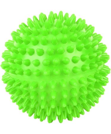 Spiky Massage Ball & Plastic Roller for Plantar Fasciitis | L-Green Fitness Tool for Trigger Point Relief - Buy Online on GoSupps.com