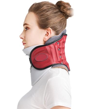 Adjustable Cervical Traction Collar - Inflatable Neck Device for Home Use | Improve Spine Alignment & Comfort - Buy Online on GoSupps.com