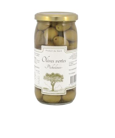 Olives vertes Picholines green Picholin olives from southern France 320g