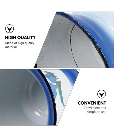 Collic Enamel Spittoon Chinese Traditional Vintage Potty Urinal Chamber Pot Bedpan Bedpans Pee Bottle Urinal Bottle Urine Pots Portable Mobile Toilet Bucket for Home Hospital White Ice Buckets - Buy Online on GoSupps.com
