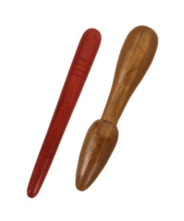 8 pieces of foot massage devices hand massage devices reflex zone tools massage rollers hand tools full body massage device trigger point foot wooden equipment