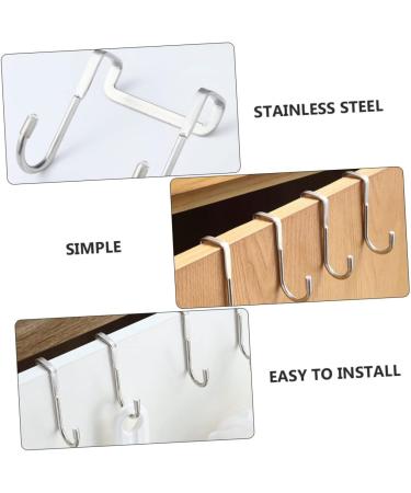 GLEAVI 3pcs Cabinet Hooks Key Hanger Hat Hooks Multi Hanger Hooks for Home Cupboard Wall Hanging - Buy Online on GoSupps.com