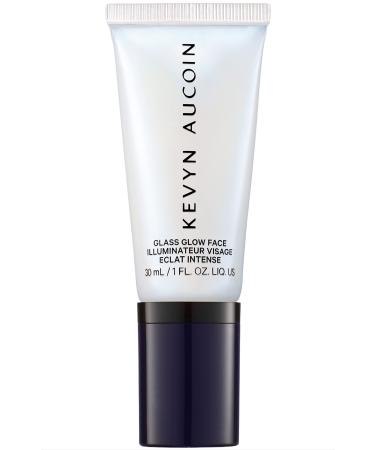 Kevyn Aucoin Glass Glow Face  Crystal Clear: Multi-purpose universal dewy highlighter for face and body. Creates glowing youthful-looking hydrated skin with a glassy complexion. Makeup artist go to. CRYSTAL CLEAR (blue p...