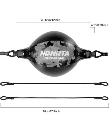 NDNRTA Double End Bag Boxing Set with Leather Boxing Ball - Quick Improvement Training Kit | US Shipping | Camouflage Boxing Equipment - Buy Online on GoSupps.com