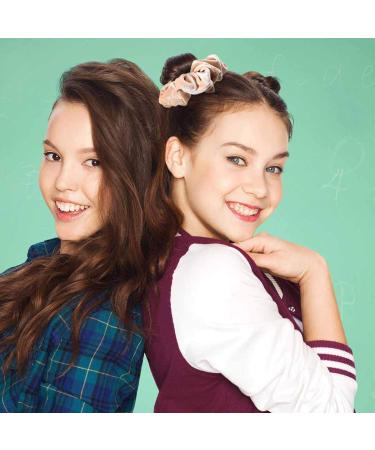 12-Piece Velvet Hair Rubber Bands with Zip Pocket - Stylish Elastic Hair Ties for Women & Girls | Perfect Gift & Hair Accessories - Buy Online on GoSupps.com