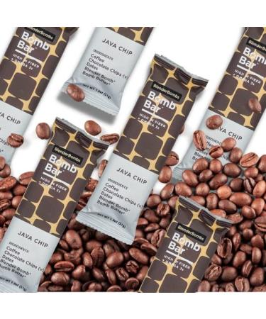 Blender Bombs Bomb Bar Java Chip Case - 9 Plant-Based Nutrition Bars - Buy Online on GoSupps.com