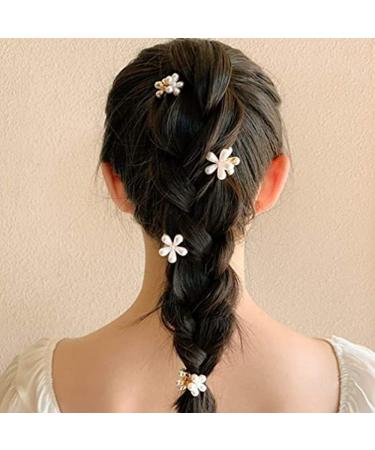 10 PCs Mini Hair Claw Clips - Perfect for Girls & Women | Ideal for Weddings Birthdays School & Everyday Use (White) - Buy Online on GoSupps.com