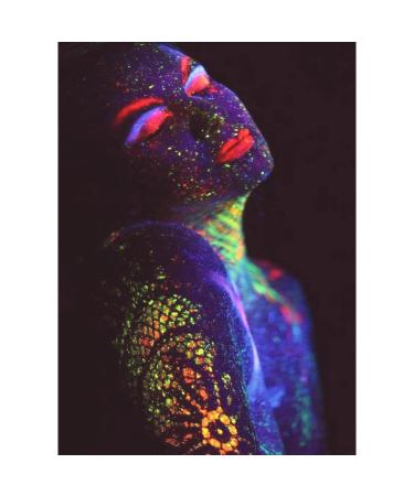 Liquid Latex Fashions - Fluorescent Violet Full Body Paint for Halloween Cosplay & Parties - Safe for Kids & Adults - 4 Oz - Buy Online on GoSupps.com