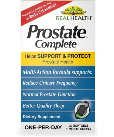 Real Health Prostate Complete - 30 Softgels | Support Prostate Health - Buy Online on GoSupps.com