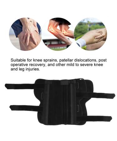 Premium Knee Joint Brace - Composite Fabric Adjustable Support for Home & Office (L) - International Shipping - Buy Online on GoSupps.com
