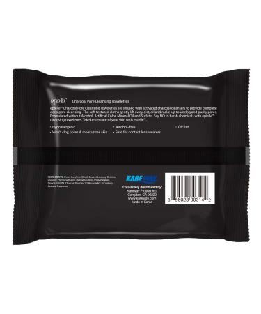 Epielle Charcoal Makeup Remover Cleansing Wipes Tissue | Soft and Gentle for all Skin Types | Daily Facial Cleansing Towelettes | Removes Dirt Oil Waterproof Makeup | Mothers day gift | 30 Ct | 6 Pack Beauty Stocking S... - Buy Online on GoSupps.com