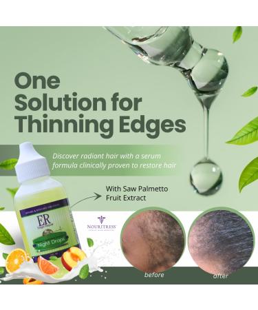 Edge Repair Follicle Treatment Night Drops - Promote Hair Growth & Strengthen Follicles - 2 Fl Oz - Buy Online on GoSupps.com