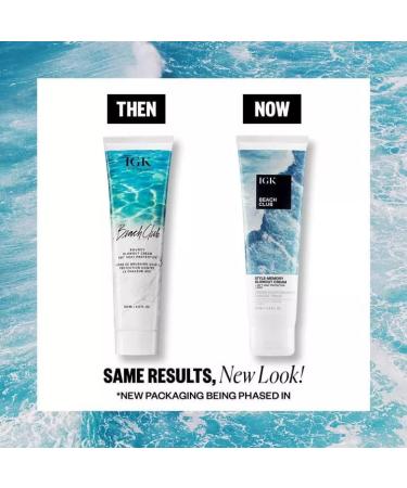 IGK BEACH CLUB Style-Memory Blowout Cream - 4.5 Oz | Vegan, Cruelty-Free, Volume & Bounce + Heat Protectant - Buy Online on GoSupps.com