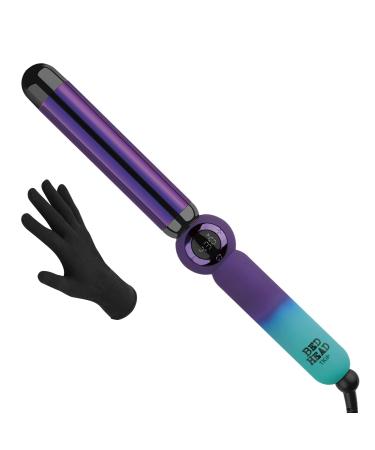 Rough Volume 1-1/4" Shine Master Digital Curling Wand Ambre