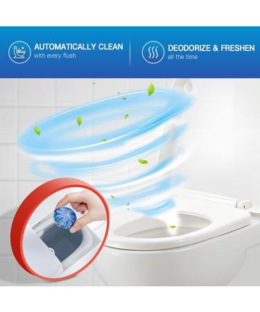 Vacplus Toilet Bowl Cleaners - 20 Pack Ultra-Clean Blue Tablets with Sustained-Release Technology - Buy Online on GoSupps.com
