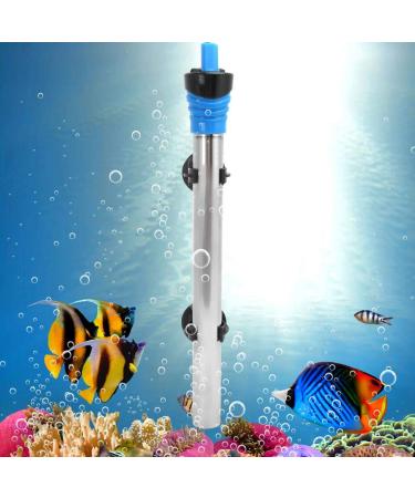 Aquarium Heater Stainless Steel Heating Rod Automatic Constant Adjustable Temperature with Suction Cup for Aquarium Fish Tank(100W US)