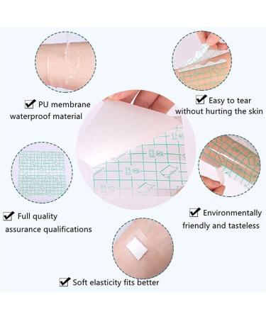 Kaikso-in 100 Disposable Makeup Hand Palette Stickers - Waterproof PU Transparent Cosmetic Mixing Pallets for Eyeshadow Creams & Powders (5x5cm) - Buy Online on GoSupps.com