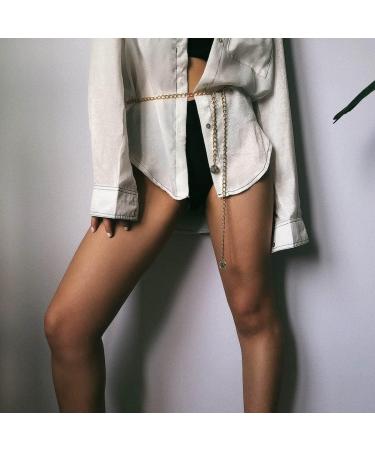 Urieo Gold Coin Tassel Waist Chain - Sexy Body Jewelry for Women & Girls - Buy Online on GoSupps.com