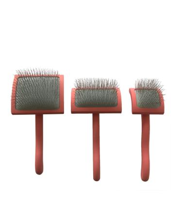 Chris Christensen Big G Dog Slicker Brush - Professional Grooming Tool for Fluff, Detangling, and Styling - Large Coral Brush for Time and Energy Savings - Buy Online on GoSupps.com