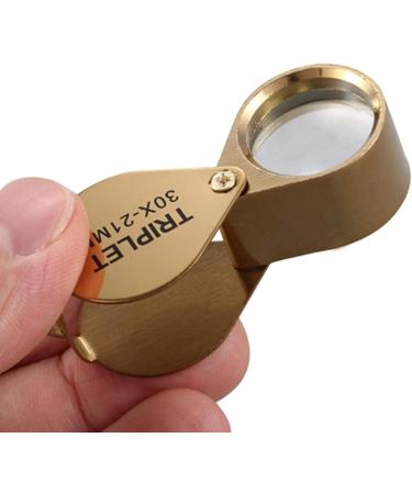 Professional Portable 30X 21Mm s Magnifier Foldable Gold Eye Loupe Full of Stars - Buy Online on GoSupps.com