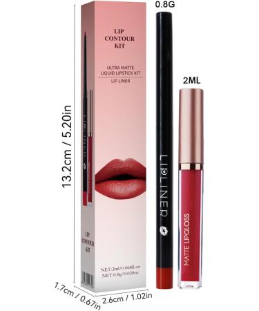 G n rique Long-Lasting Lip Pencil - Lip Contour Set with Tint | Long-Lasting Contour Kit For Women and Girls Beauty Summer Winter Outdoor Activities The - Buy Online on GoSupps.com