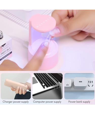 Makartt 5W LED Mini Nail Lamp | UV Nail Dryer for Gel Nails | Portable Nail Light Curing Lamp for Gel Polish | Extension Gel & Travel Nail Lamp - Buy Online on GoSupps.com