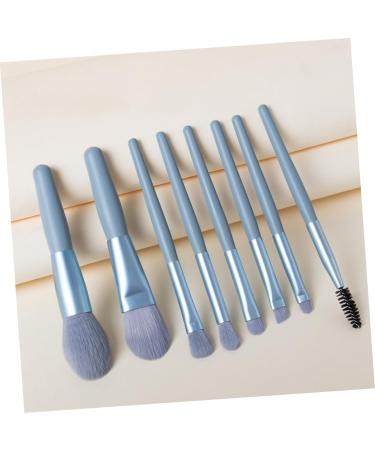 Baluue 8pcs Powder Brush Face Makeup Brushes Makeup Face Cosmetics Brush Kit Cosmetic Face Blue - Buy Online on GoSupps.com