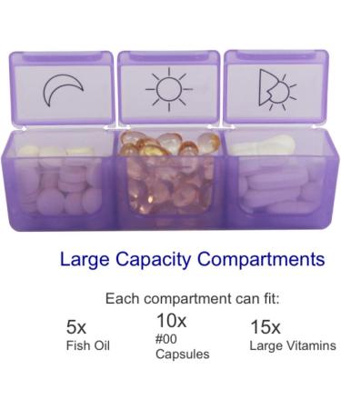 7 Day Travel Pill Organizer with Premium Case - Perfect for International Travel & Medication Management - Buy Online on GoSupps.com