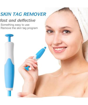 Skin Tag Remover Kit - Safe & Easy 2 in 1 Auto Removal Pen for Small to Large Skin Tags - Home Use - Blue - Buy Online on GoSupps.com
